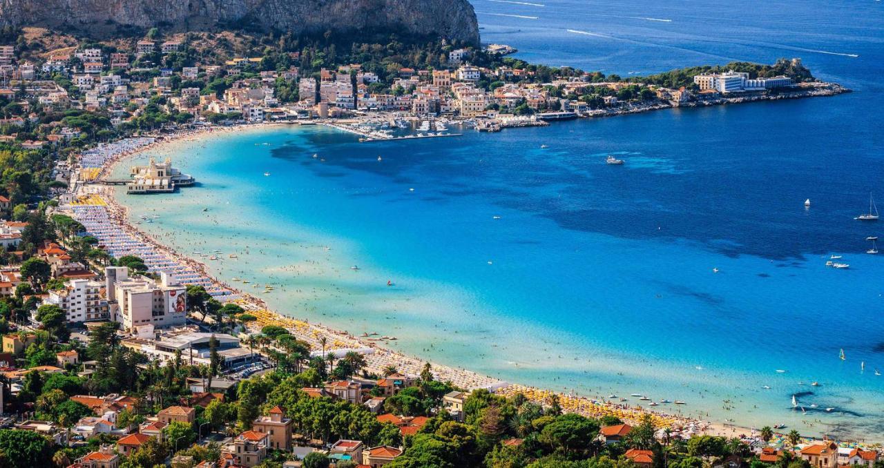Mondello Manick Mare Lägenhet Palermo Exteriör bild